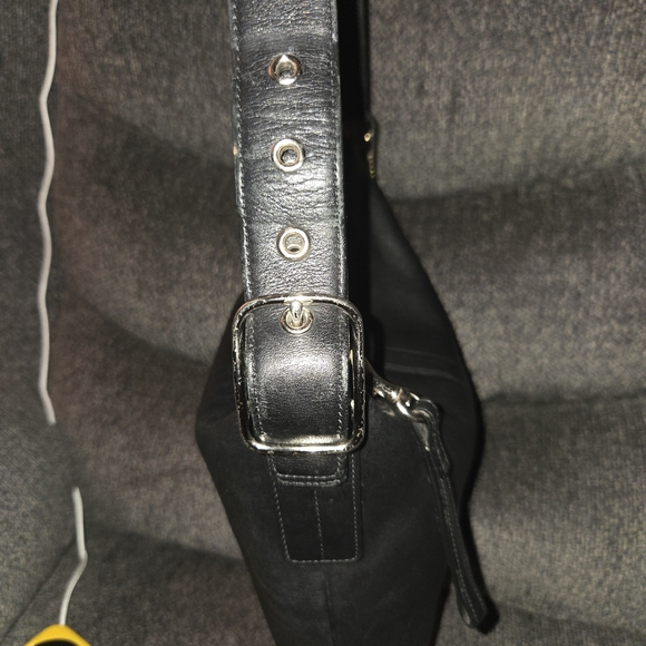 Coach Black Leather Hobo Bag - Picture 4 of 6